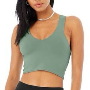 Airbrush Real Bra Tank - Soft Seagrass
